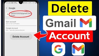 How to Delete Gmail Account Permanently 2023  Delete Google Account [upl. by Anak]