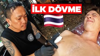 İLK DÖVMEMİ Taylandda Yaptırdım 🇹🇭 [upl. by Yelloh940]