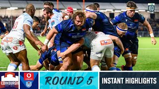 Edinburgh v Vodacom Bulls  Instant Highlights  Round 5  URC 2023234 [upl. by Odlabso998]