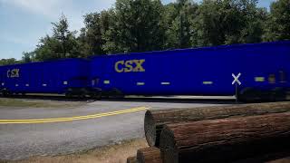 CSX Crazy 8’s leads the coal train [upl. by Aida]