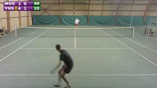 Christophe 151 vs Pierre 302  2e set  Highlights  29122011 [upl. by Malkin971]