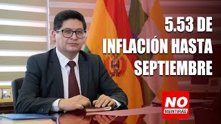 Hasta septiembre la inflación acumulada es del 553 [upl. by Yelhak770]