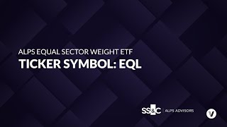 ETF of the Week ALPS Equal Sector Weight ETF EQL [upl. by Hayott968]