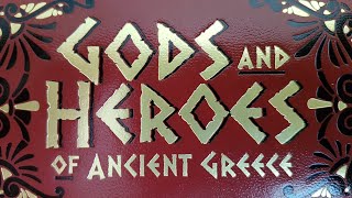 Gods and Heroes of Ancient Greece by Gustav Schwab  Barnes and Noble Leatherbound review [upl. by Fayth]