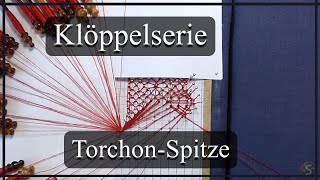 Klöppelserie  Torchon Rahmen  Teil 24 [upl. by Luy]