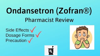 Ondansetron Zofran®  Ondansetron Side Effects Uses Precaution [upl. by Sadonia]