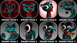 Phase 4 VS Phase 5 VS Phase 6 VS Phase 7 VS Phase 8 VS Phase 9 VS Phase 1011 in Incredibox Sprunki [upl. by Stephenson]