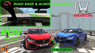 Honda Civic Type R amp Civic Hatchback  POV  BeamNGdrive [upl. by Aliuqaj]