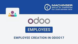 Employee Creation in Odoo17  English [upl. by Nedrob945]