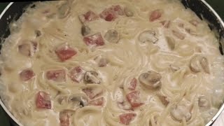 creamy carbonara recipe [upl. by Ayalahs]