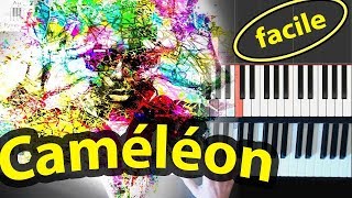 Maître Gims  Cameleon  Piano tuto [upl. by Wojak923]