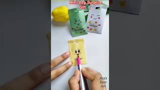 Miniature Bag Surprise Gift Idea for kids ArasEasyArt diy craft papercraft ytshorts [upl. by Letney]