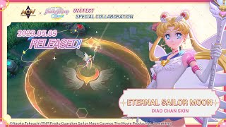 Eternal Sailor Moon Skin Spotlight  Garena AOV Arena of Valor [upl. by Brandtr]