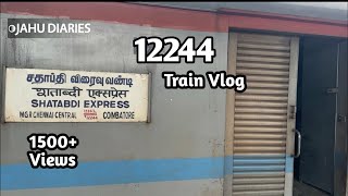 Transform Your Journey from Coimbatore to Chennai on 12244 Shatabdi Express  JahuDiaries Vlog [upl. by Takken]