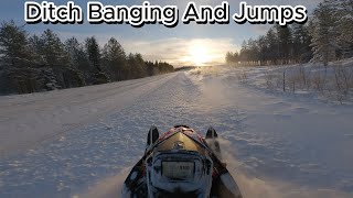 Polaris 9R 146 Ditch Banging And First Ride 2025 Season In Umeå [upl. by Rowell270]