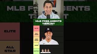 MLB Free Agents Tier List 🔥 [upl. by Eelyac]