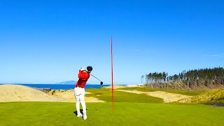 18 Holes of Relaxing Golf by the Sea [upl. by Eittap999]