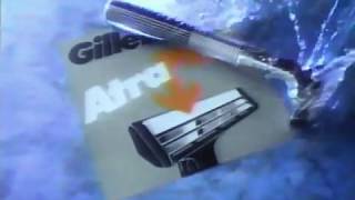 1989 GIllette Atra Razor Commercial [upl. by Ameline]