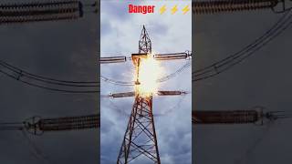 High voltage । Short circuit। Electrical short circuit। youtubeshortcircuithighvoltag electrical [upl. by Anahsek300]