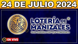 Resultado LOTERIA DE MANIZALES MIÉRCOLES 24 de julio 2024 [upl. by Truc]