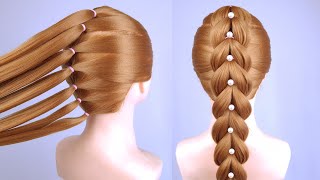 Ponytail Hairstyle For Long Hair  Trendy Hairstyle For Teenagers  Easy And Simple Hairstyle [upl. by Aicerg]