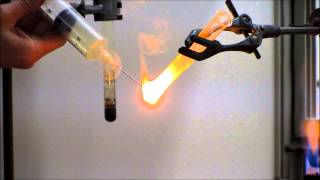 NaCl Synthese  Sodium chloride synthesis Microscale experiment [upl. by Oppen]