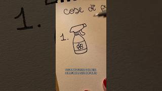 Disegniamo cose di pulizia parte 1 disegno tutorial art drawing asmr arte coloring [upl. by Netty]