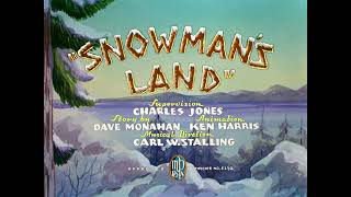 Merrie Melodies Snowmans Land openingclosing titles 7291939 [upl. by Enyledam]