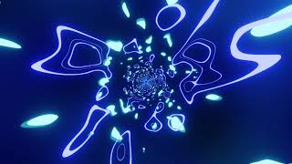 VJ LOOP NEON Blue Metallic Abstract Background Video Simple Lines Pattern  Motion 4k Screensaver [upl. by Franza]