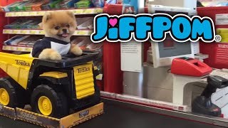 Jiffpom at Target Checkout [upl. by Llereg897]