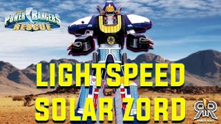 Lightspeed Solarzord Review  Power Rangers Lightspeed Rescue [upl. by Nyladnar]