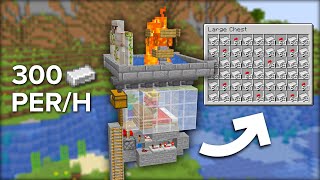 Minecraft 120 Easy Iron Farm Tutorial  300 Per Hour [upl. by Laertnom]