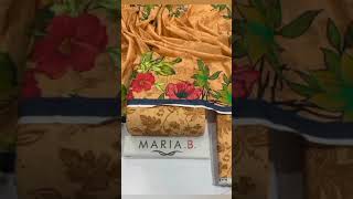 MARIA B Printed khaddar Shirt 🌹Printed khaddar Dupatta 🌹Airjet Digital Printed khaddar Trouser🌹 [upl. by Draillih]