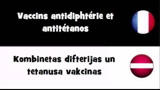 TRADUCTION EN 20 LANGUES  Vaccins antidiphtérie et antitétanos [upl. by Llennaj514]