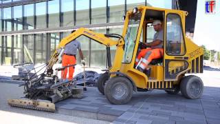 Probst VM 204 Robotec Paver Installation Machine  Pflasterlegemaschine Germany 2014 [upl. by Eltsirc]