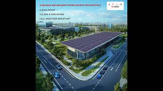 Reliable and Resilient power source for Hospitals  atumsolar atumroof savewithsolar solarenergy [upl. by Zenia806]