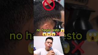 Error de principiantes de barberia 😱💈 barbershop barberias barber barberia barberiaprofesional [upl. by Leitman]