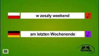 Nauka Języka Niemieckiego  Lekcja 9  “Dni Tygodnia i Kiedy” [upl. by Sidnak]