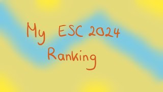 My Eurovision 2024 Top37 but I sang a part of each song [upl. by Ekram]