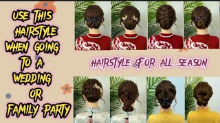 HAIR STYLE  BUN HAIRSTYLE  Use these 15 hairstyles when doing activities outside the home [upl. by Elianora]