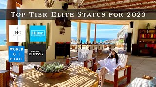 How to Get Top Tier Hotel Elite Member Status for 2023 [upl. by Fonzie383]