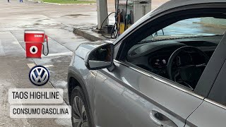 Consumo Gasolina VW Taos Highline 2023 l Teste de Longa Duração [upl. by Maris]