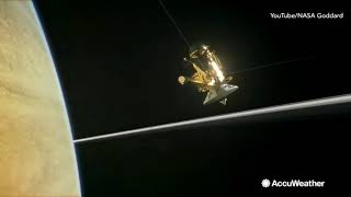 Cassini spacecraft to crash into Saturn on Sept 15 [upl. by Notlehs866]