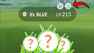 😲😃 Daily incense gave me this bluuuue shiny  Pokemon Go [upl. by Ahsaela]