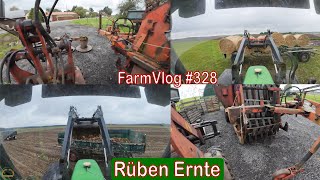 Farmvlog 328 Rüben ernten [upl. by Kliber]