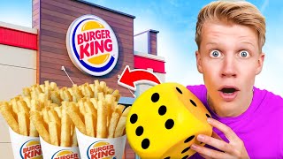 Dobbelsteen Bepaalt Hoeveel Ik Eet Bij Burger King [upl. by Yalhsa]