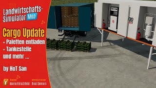 LS22 Mod  HoT Cargo UPDATE Paletten automatisch entladen Treibstoffbrücke  LS22 Modvorstellung [upl. by Lorene]