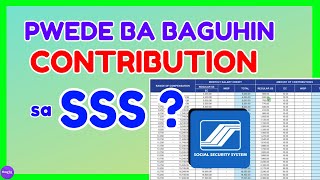 How to Change SSS Contribution Online Can I Increase Contribution SSS [upl. by Tisbee]