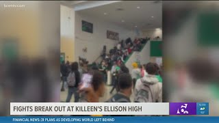 Fight breaks out at Killeens Ellison High after unrelated fire reported on campus [upl. by Elysha10]