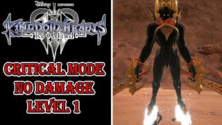 KH3 ReMind  Dark Inferno X Boss Fight  Critical Mode No Damage Level 1 [upl. by Sherrod]